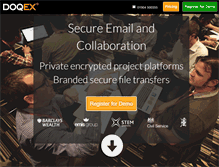 Tablet Screenshot of doqex.com